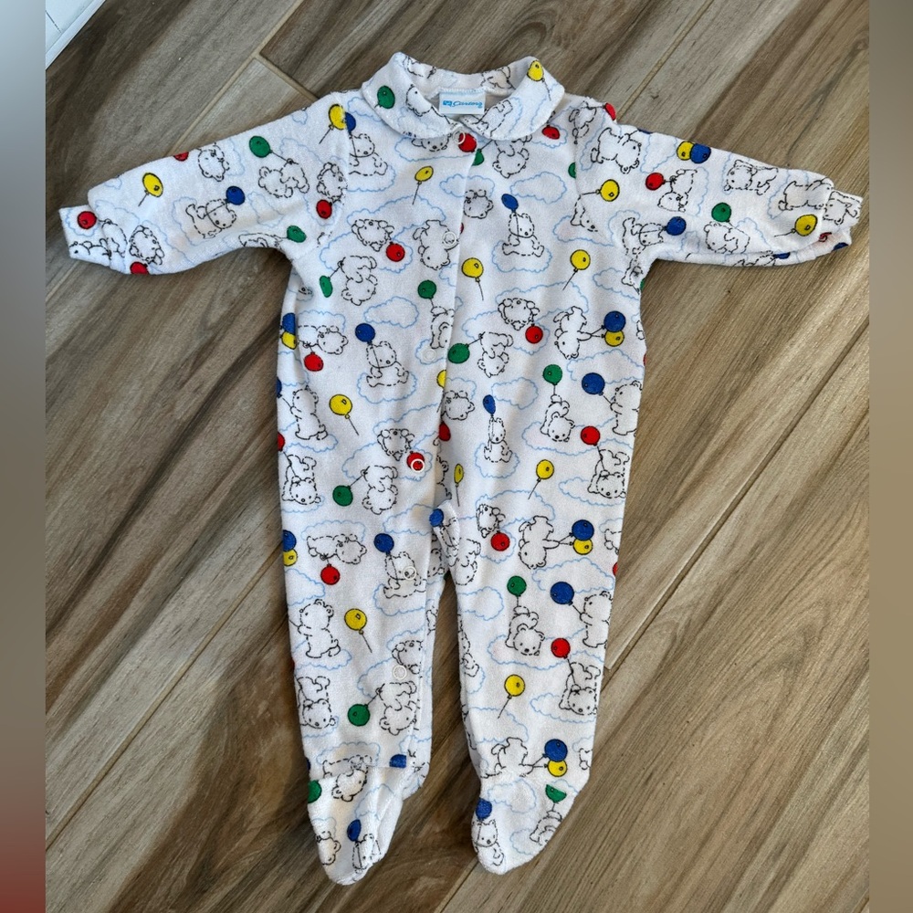 Carters Terry Snap Vintage Outfit Size Medium 12-17lbs